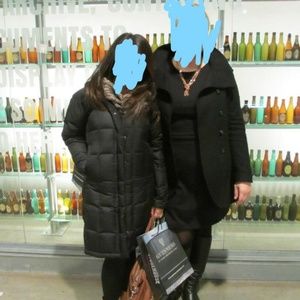 North Face 600 Series Black Goose Down Coat Small